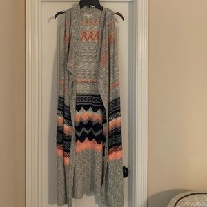 Long, Knitted Cardigan
